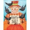 Happy Fall Scarecrow House Flag