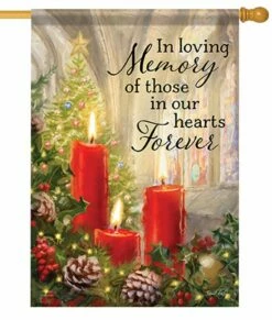 Holiday Memory House Flag