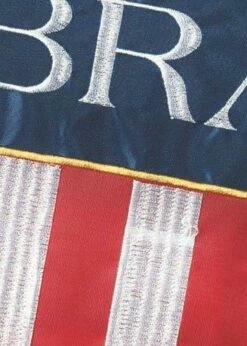 Home Of The Free Double Applique Garden Flag