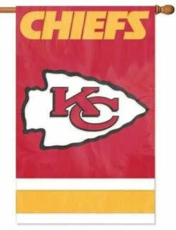 Kansas City Chiefs Applique House Flag