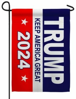 Keep America Great 2024 Sublimated Garden Flag