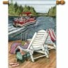 Lake Weekend House Flag