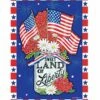Land Of Liberty Mason Jar House Flag -Flag Sales 2024 land of liberty mason jar house flag