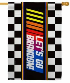 Let’s Go Brandon NASCAR Sublimated House Flag