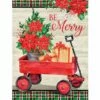 Lil’ Red Christmas Wagon House Flag 2 Lil’ Red Christmas Wagon House Flag -Flag Sales 2024 lil red christmas wagon house flag