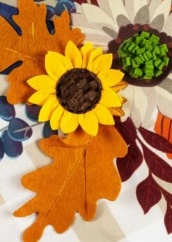 Linen Fall Floral Gather Decorative House Flag