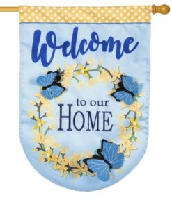 Linen Forsythia Wreath Decorative House Flag 13 Linen Forsythia Wreath Decorative House Flag -Flag Sales 2024 linen forsythia wreath decorative house flag