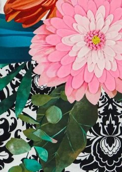 Linen Gerber Daisy Decorative House Flag 7 Linen Gerber Daisy Decorative House Flag -Flag Sales 2024 linen gerber daisy decorative house flag detail 1