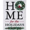 Linen Home For The Holidays House Flag -Flag Sales 2024 linen home for the holidays house flag 6746