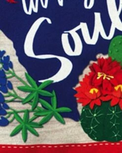 Linen Texas In My Soul Decorative Garden Flag