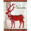 Linen Tis The Season Reindeer Decorative House Flag -Flag Sales 2024 linen tis the season reindeer decorative house flag