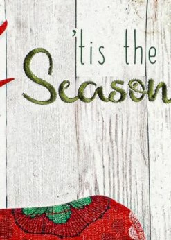 Linen Tis The Season Reindeer Decorative House Flag -Flag Sales 2024 linen tis the season reindeer decorative house flag detail 2