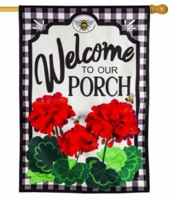 Linen Welcome To Our Porch Decorative House Flag 7 Linen Welcome To Our Porch Decorative House Flag -Flag Sales 2024 linen welcome to our porch decorative house flag