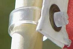 Low Cost Printed Polyester USA Flagpole Kit Silver