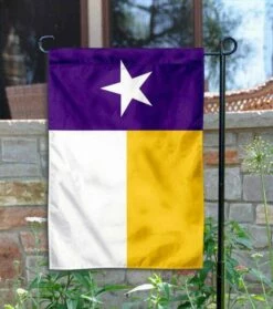 LSU Purple And Gold Texas Double Sided Garden Flag