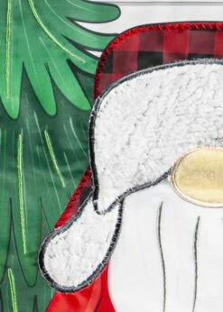 Lumberjack Gnome Applique House Flag -Flag Sales 2024 lumberjack gnome applique house flag detail 1