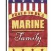 Marine Family Double Applique Garden Flag -Flag Sales 2024 marine family double applique garden flag