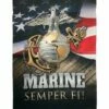 Marine Semper Fi Sublimated House Flag -Flag Sales 2024 marine semper fi sublimated house flag