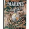 Marine Veteran Camouflage Sublimated Garden Flag