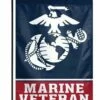 Marine Veteran Garden Flag -Flag Sales 2024 marine veteran garden flag