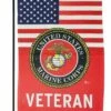 Marine Veteran Sublimated Garden Flag -Flag Sales 2024 marine veteran sublimated garden flag