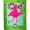 Merry Christmas Flamingo Double Applique House Flag -Flag Sales 2024 merry christmas flamingo double applique house flag