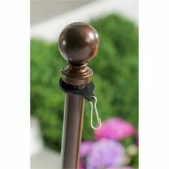 Metal Extendable Flagpole Bronze