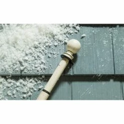 Metal Extendable Flagpole Ivory