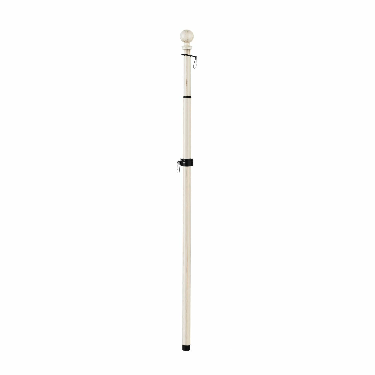 Metal Extendable Flagpole Ivory 6 Metal Extendable Flagpole Ivory - Image 4