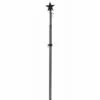 Metal Extendable Flagpole With Star Topper Black -Flag Sales 2024 metal extendable flagpole with star topper black