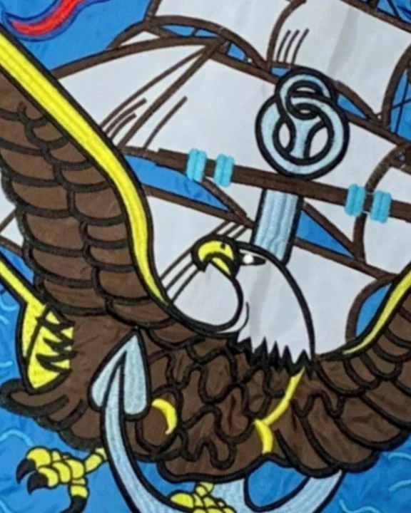 Navy Double Sided Flag 3×5 Sewn Nylon 3 Navy Double Sided Flag 3×5 Sewn Nylon