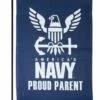 Navy Proud Parent Sublimated Garden Flag -Flag Sales 2024 navy proud parent sublimated garden flag