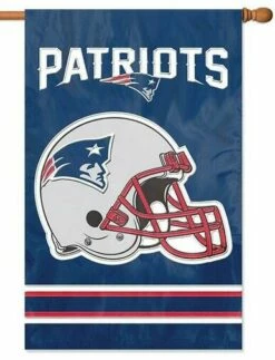 New England Patriots Applique House Flag