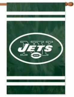 New York Jets Applique House Flag