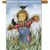 Patch Scarecrow House Flag -Flag Sales 2024 patch scarecrow house flag