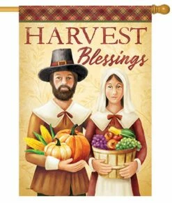 Pilgrim Blessings House Flag