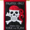 Pirates Only Applique House Flag -Flag Sales 2024 pirates only applique house flag