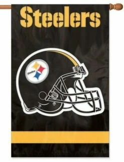 Pittsburgh Steelers Applique House Flag