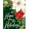 Poinsettia Holidays House Flag