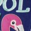 Pool Party Flamingo Double Applique House Flag