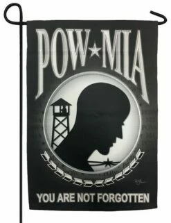 POW MIA Sublimated Garden Flag