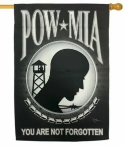 POW MIA Sublimated House Flag