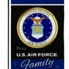 Proud Air Force Family Sublimated Garden Flag -Flag Sales 2024 proud air force family sublimated garden flag