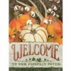 Pumpkin Patch Welcome House Flag