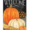 Pumpkin Trio House Flag -Flag Sales 2024 pumpkin trio house flag