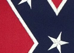 Rebel Confederate Garden Flag Embroidered 2-Ply Polyester