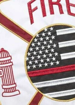 Respect The Red Double Applique Garden Flag