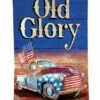 Rustic Patriotic Truck And Waving Flag House Flag -Flag Sales 2024 rustic patriotic truck and waving flag house flag