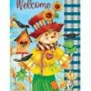 Scarecrow Birdhouse House Flag -Flag Sales 2024 scarecrow birdhouse house flag