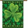 Shamrock Time House Flag